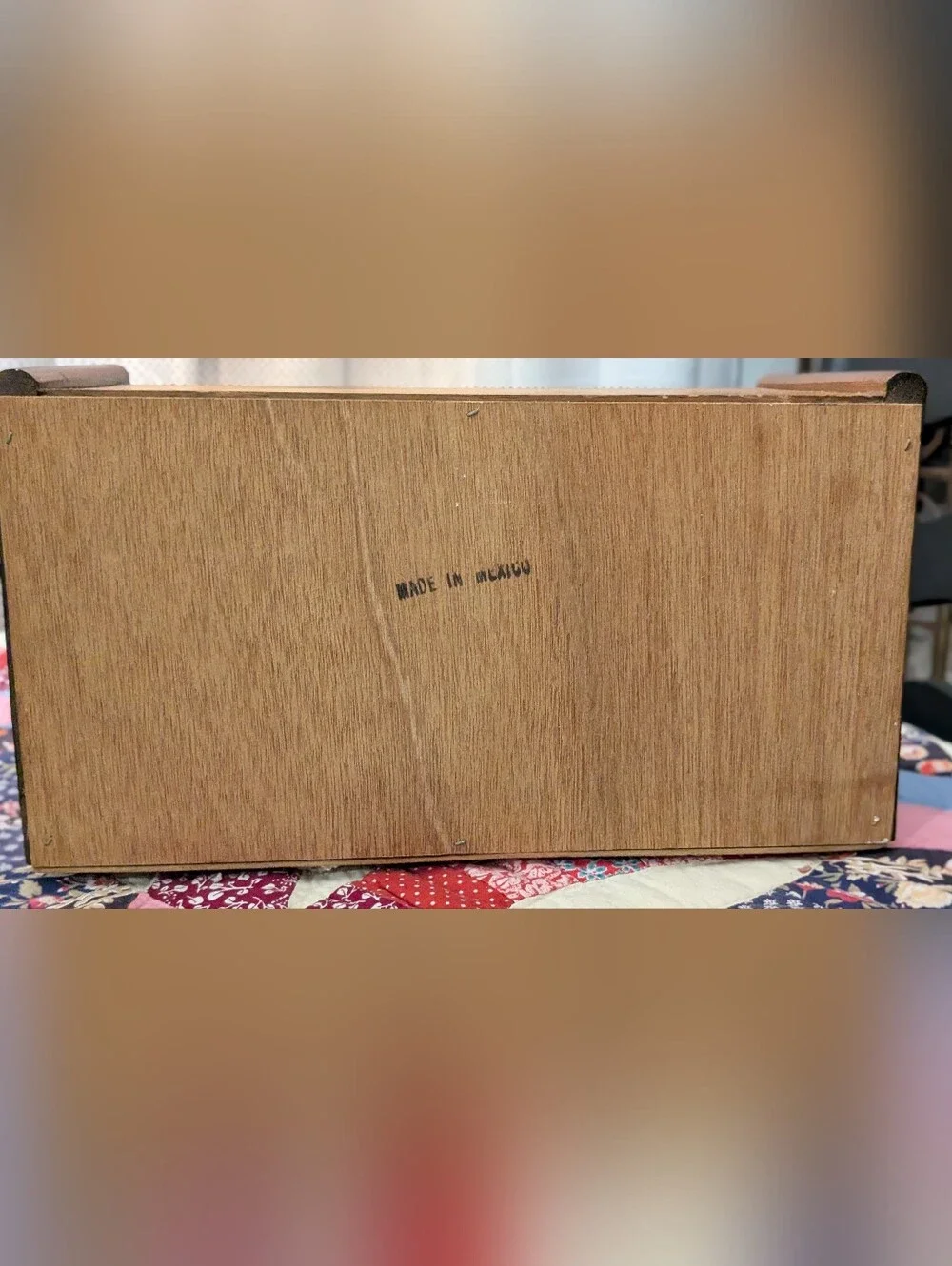 Vintage Wood Bread Box Farm House Cottagecore Grannycore Rustic Kitchen